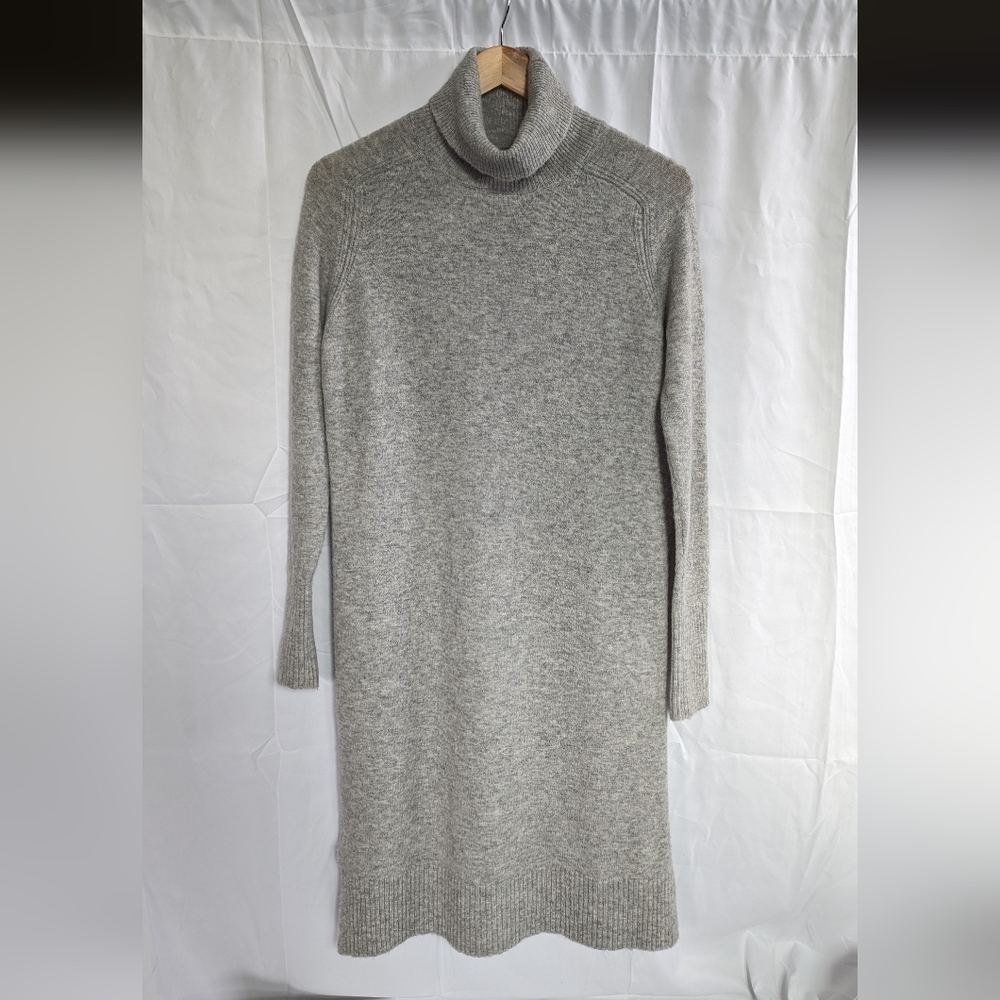 J. Crew turtleneck sweater dress Grey xs
